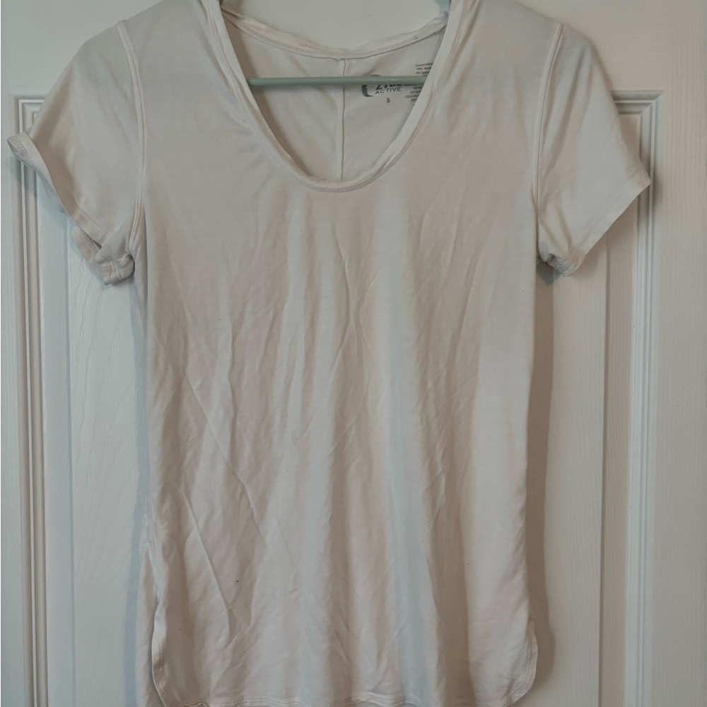 ZYIA White Short Sleeve Women's Tee